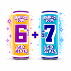 Brainrot Soda Set, Six & Seven 2x 250ml
