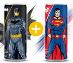 Superman + Batman Soda 2 x 250ml