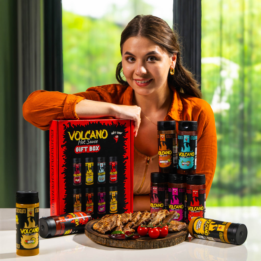 Hot Chip Saucen Set Volcano